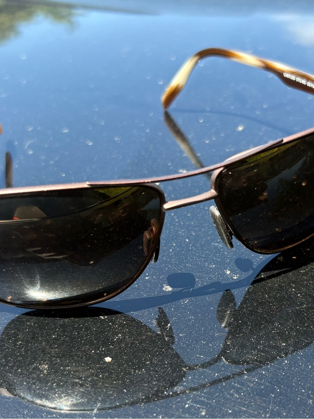 Maui Jim Castles Polarized Aviator Sunglasses H728-01M - Picture 9 of 15